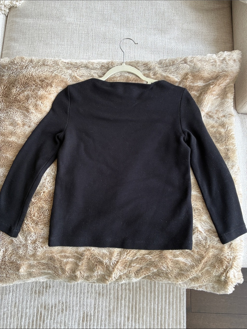The Row Black Textured Knit Top - Picture 5 of 5